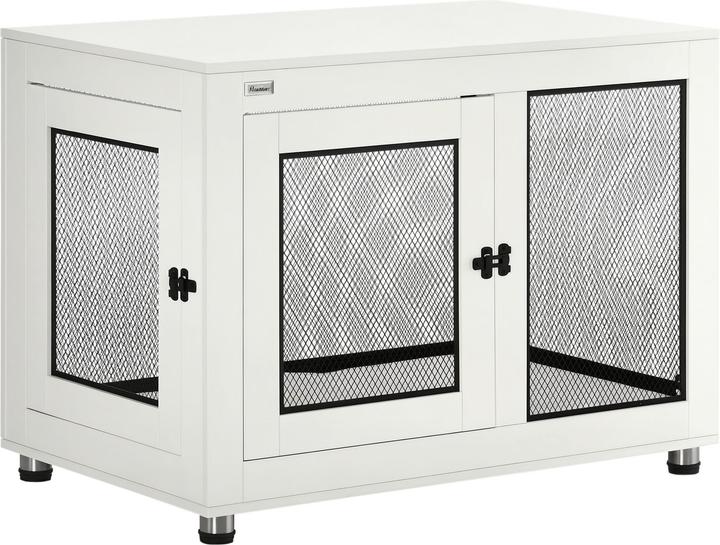 PawHut Gabbia per cani con piano d'appoggio (Cuccia per cani)