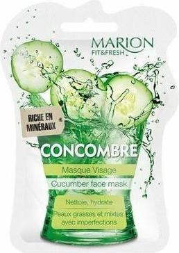 Actual product image Marion Fit&Fresh Face Mask Face Mask Cleansing & Moisturising Cucumber 7.5Ml (7.50 ml)