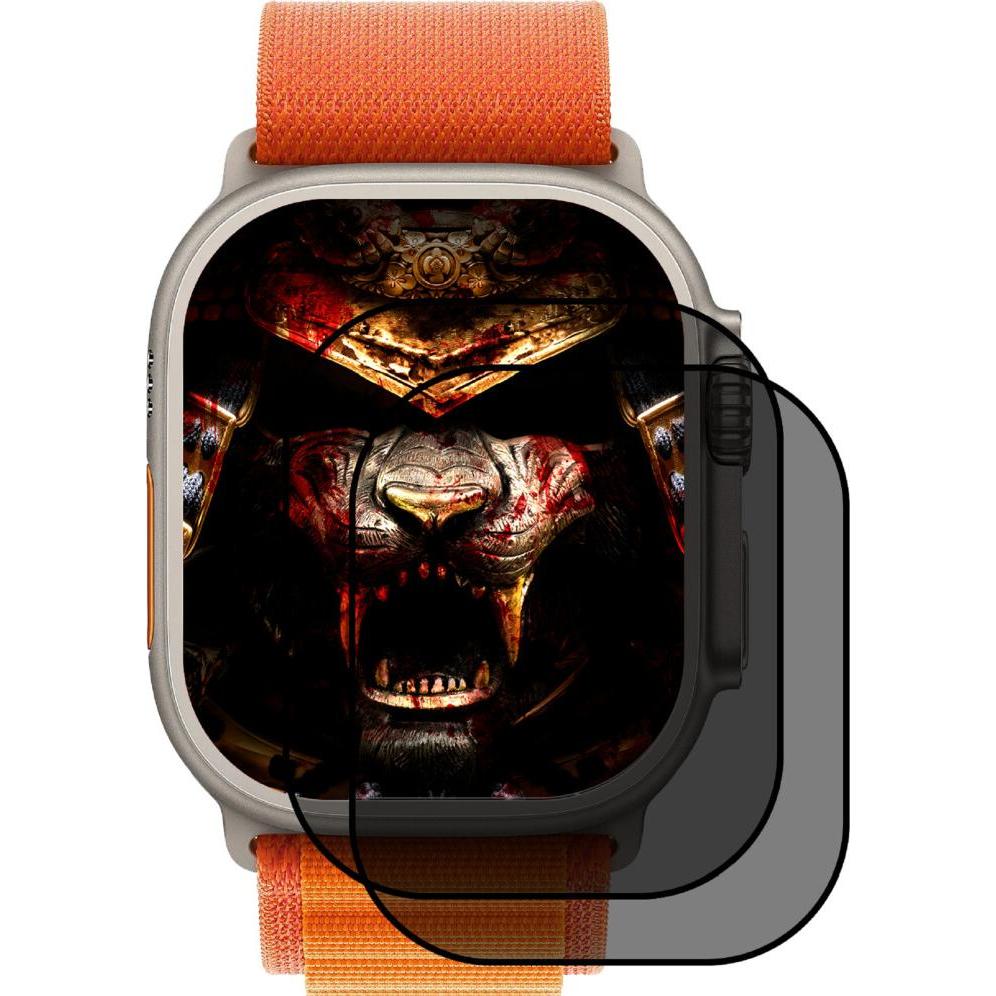 Thumbnail - Protectorking 2x Blickschutz tempered 9H Panzerglas Anti-Spy, Smartwatch Schutzfolie