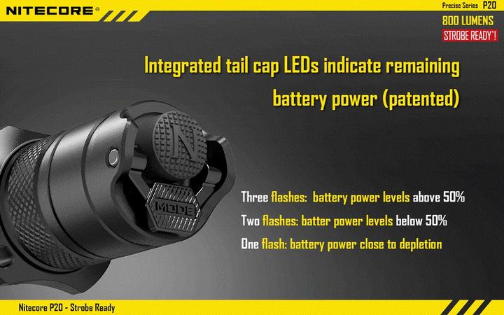 Produktbild Nitecore P20 (13.40 cm, 800 lm)