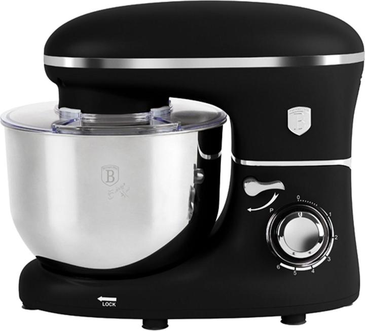 BerlingerHaus Haus Küchenmaschine Matte Black Collection (1300 W)