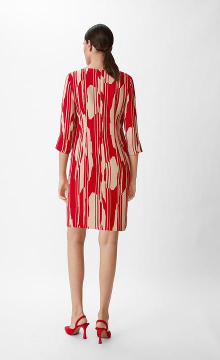 Image du produit Comma Kleid Crêpe-Kleid mit Allover-Print (36)