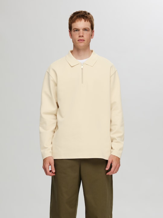 Actual product image Selected Homme Long-sleeved sweatshirt with zip (L)