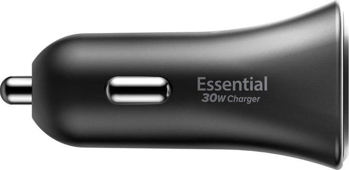 Actual product image Spigen - Car Charger Essential (EV301) - Type-C, Super Fast Charging, Quantum Boost, PD30W - Black