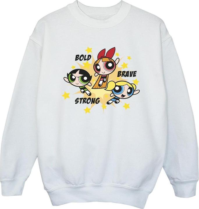 Produktbild The Powerpuff Girls Girls Bold Brave Strong Sweatshirt Mädchen (140, 146)