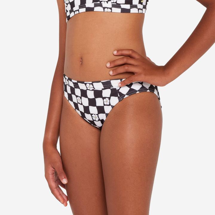 Image du produit Olaian Bas de maillot de bain surf Fille - Alma hao noir et blanc