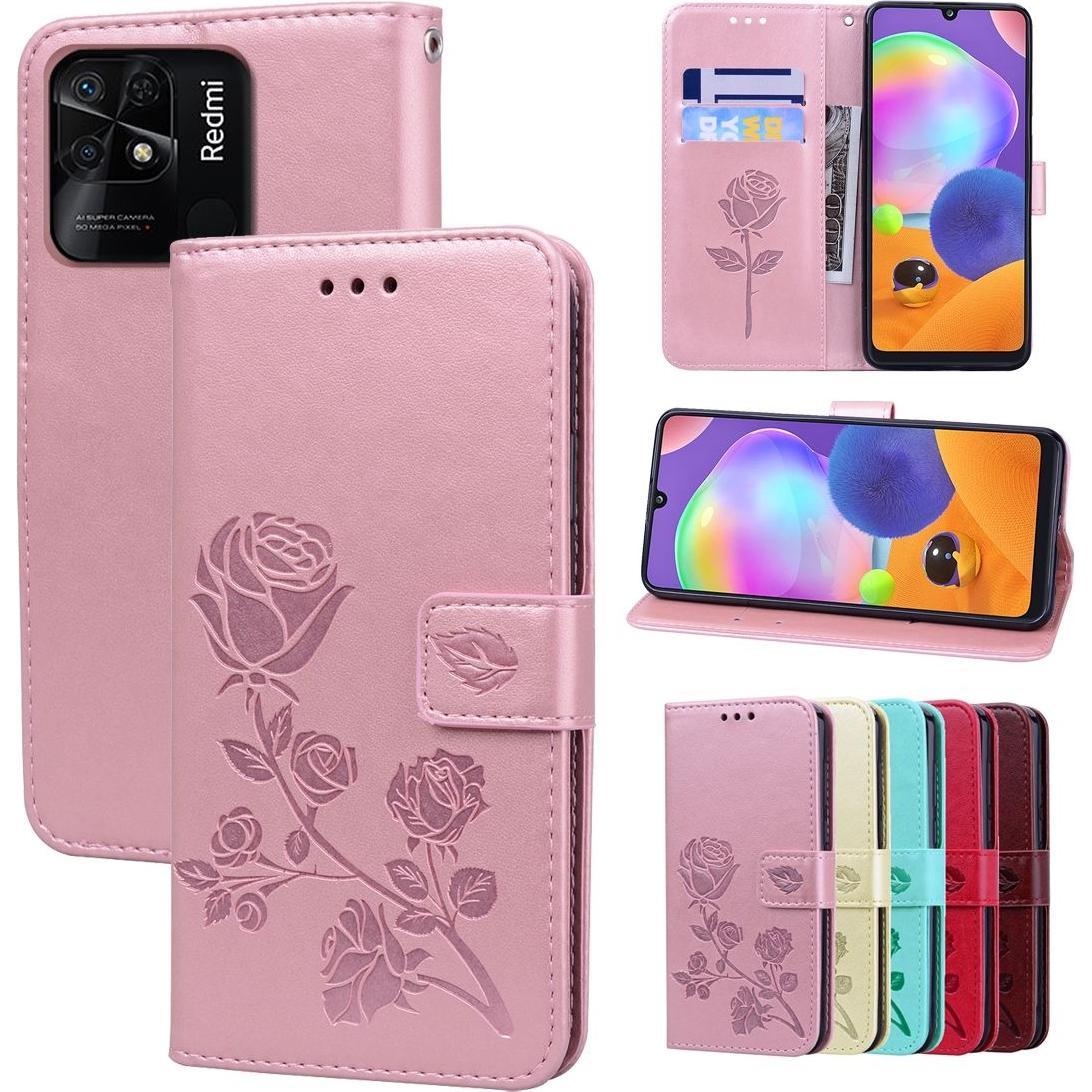 Thumbnail - König Design Hülle Handy Schutz für Xiaomi Redmi 10C Case Cover Bumper Kartenfach Etuis Neu (Xiaomi Redmi 10C), Smartpho...
