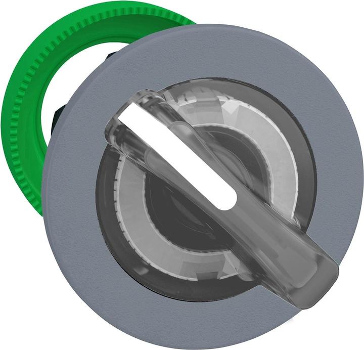 Actual product image Schneider Electric Illuminated selector switch, plastic, front, ZB5FKCUST02