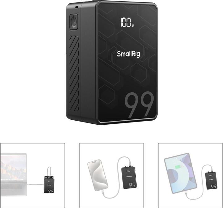 Image du produit SmallRig VB99 SE mini V Mount Battery (Batterie de l'appareil photo)