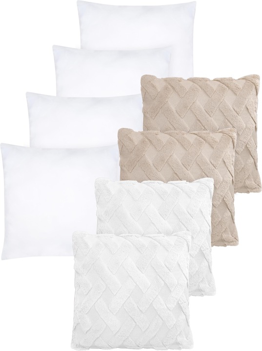 Produktbild Aspero 4er Set Kissenbezüge inkl. Füllung Sofia (45 x 45 cm)
