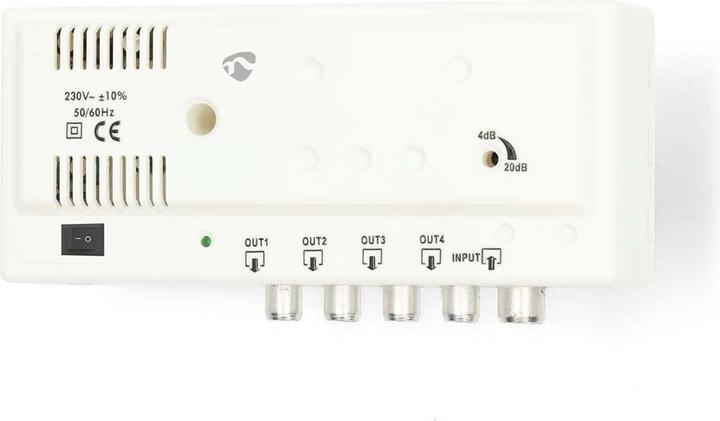 Actual product image Nedis CATV-Verstärker | Verstärkung dBi (bei Antennenkabel): 20 dB | 47 - 694 MHz | Anzahl der Ausgä (Amplifier)