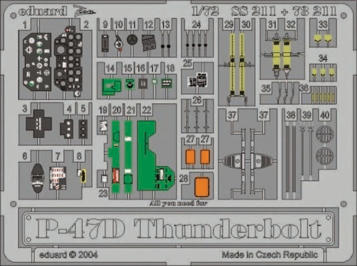 Immagine prodotto Eduard P-47D-30 Thunderbolt