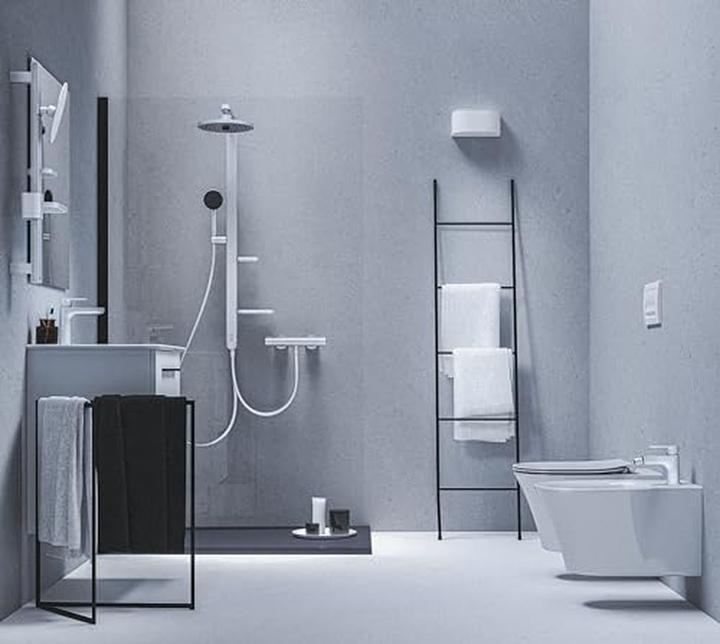 Actual product image Ideal Standard Cerafine O H120 basin mixer with push-open 125 mm projection