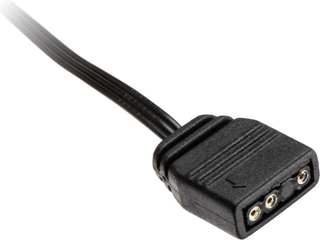 Produktbild XSPC ARGB LED Verschlussstopfen, G1/4, 5V 3Pin - schwarz/chrome (RGB)