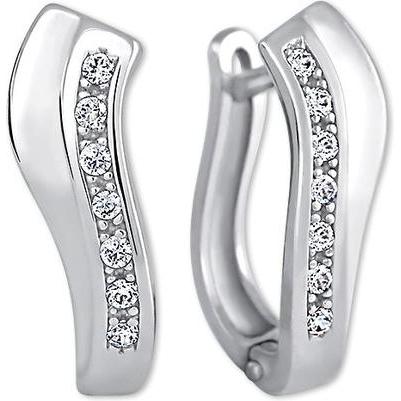 Brilio, Ohrringe, Fine earrings made of white gold with crystals 239 001 00743 07