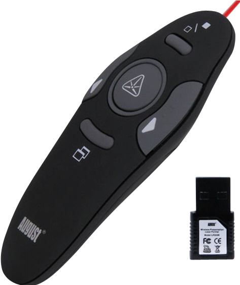 Actual product image August LP205R Presenter with laser pointer