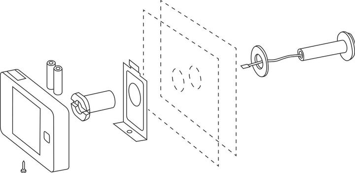 Actual product image Burg Wächter Electronic door viewer Door eGuard DG 8100 (Digital)