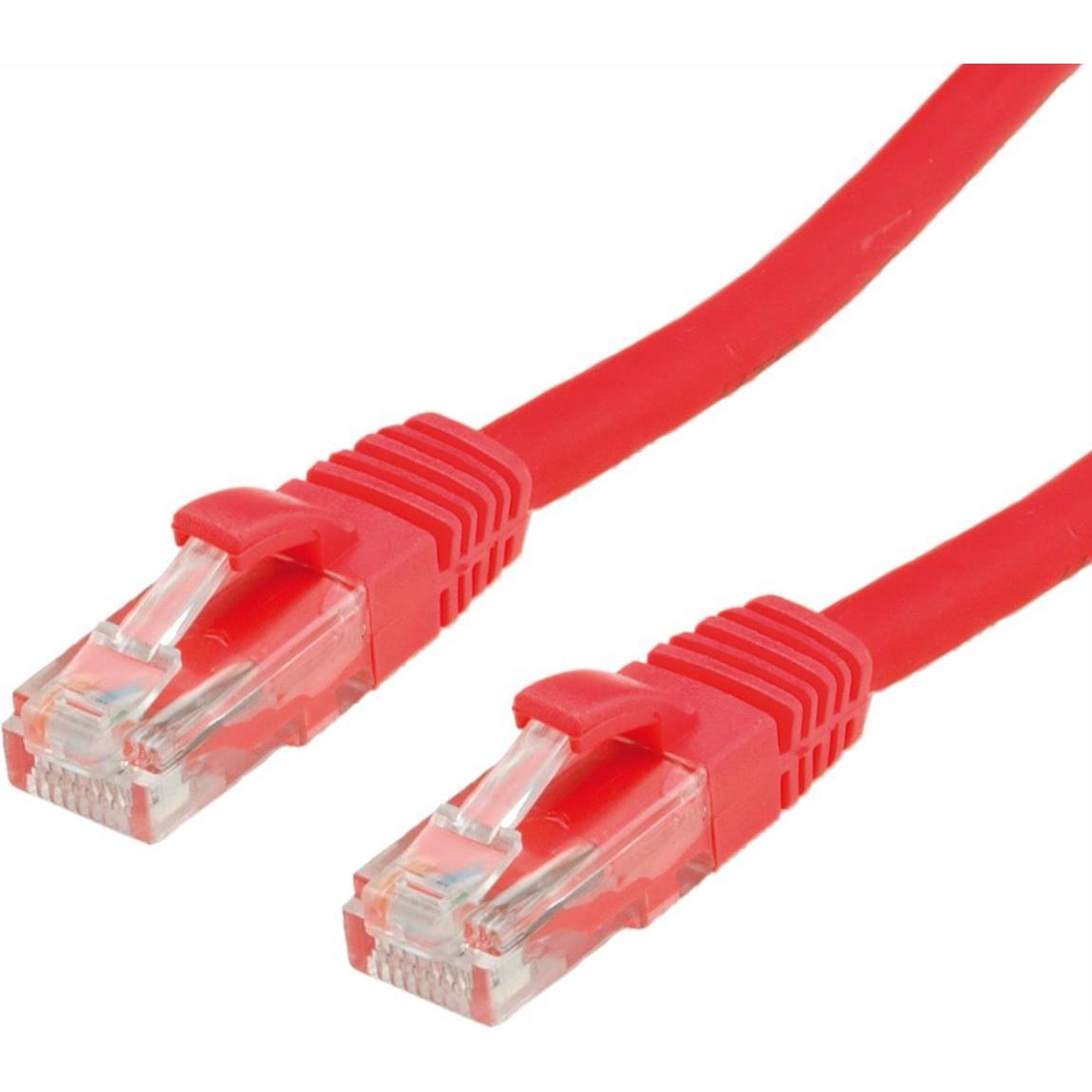 Value UTP-Patchkabel Kat.6, LSOH, rot, 3m (UTP, CAT6, 3 m), Netzwerkkabel