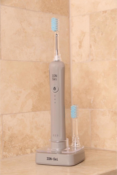 Produktbild ION-Sei IET01DW Ionen-Zahnbürste, Moon Grey (Schallzahnbürste)