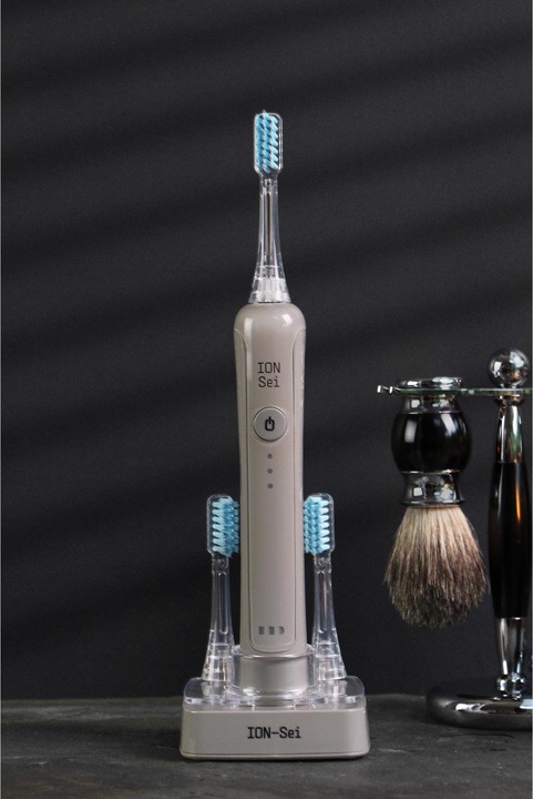 Produktbild ION-Sei IET01DW Ionen-Zahnbürste, Moon Grey (Schallzahnbürste)