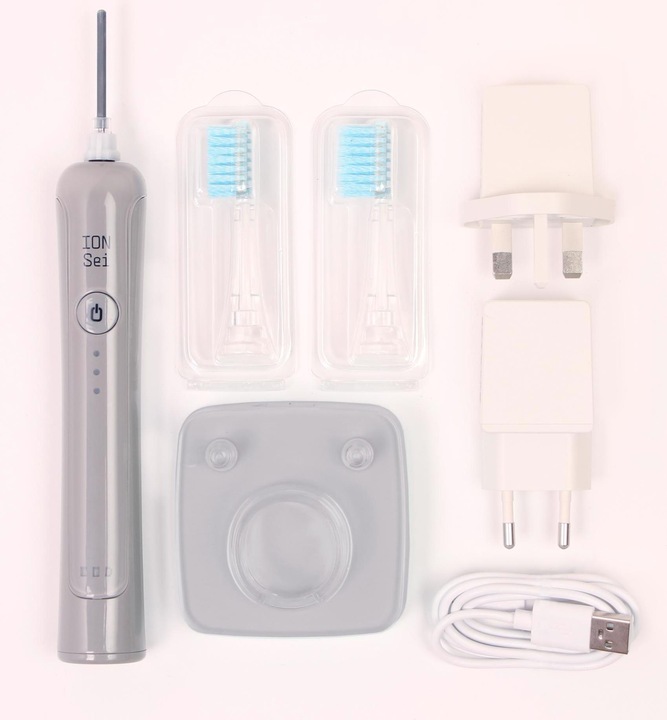 Produktbild ION-Sei IET01DW Ionen-Zahnbürste, Moon Grey (Schallzahnbürste)