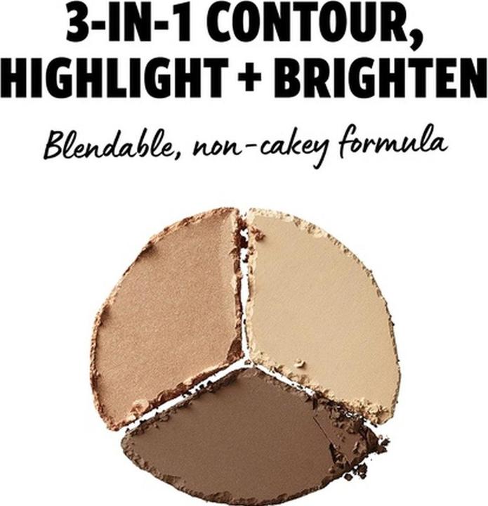 Produktbild NYX Professional Make-Up 4 Steps to Sculpt (2 Light, Highlighter, 15 g)