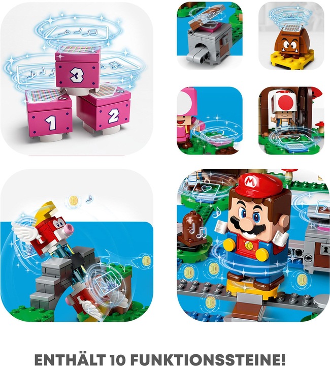 Image du produit LEGO Jeu d'extension pour la chasse au trésor des crapauds (71368, LEGO Super Mario)