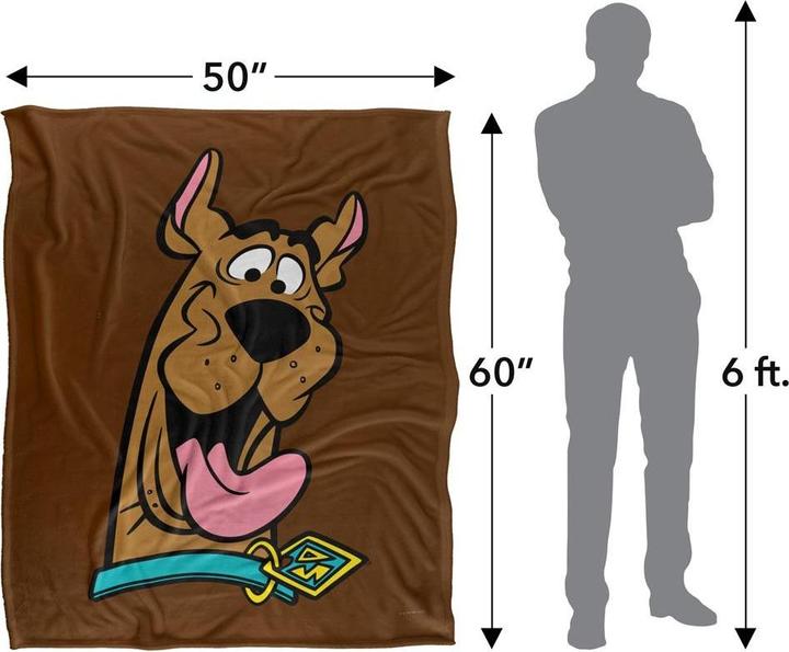 Produktbild Scooby Doo Decke Kopf (152 x 127 cm)