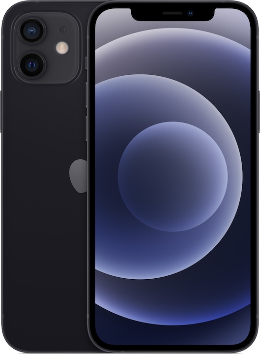 Apple iPhone 12 (256 GB, Black, 6.10", SIM + eSIM, 12 Mpx, 5G)