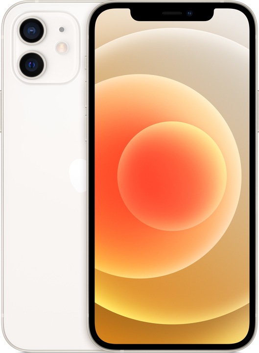 Produktbild Apple iPhone 12 (256 GB, White, 6.10", SIM + eSIM, 12 Mpx, 5G)