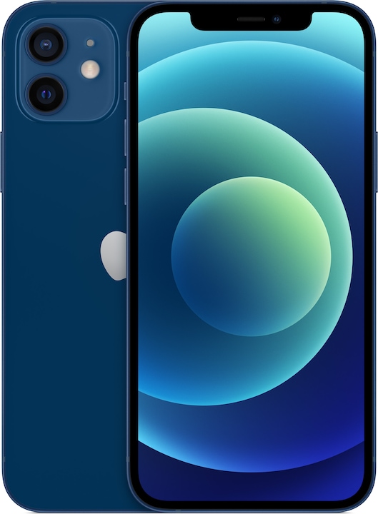 Apple iPhone 12 (64 GB, Blue, 6.10", SIM + eSIM, 12 Mpx, 5G)