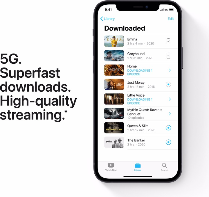 Produktbild Apple iPhone 12 (128 GB, Black, 6.10", SIM + eSIM, 12 Mpx, 5G)
