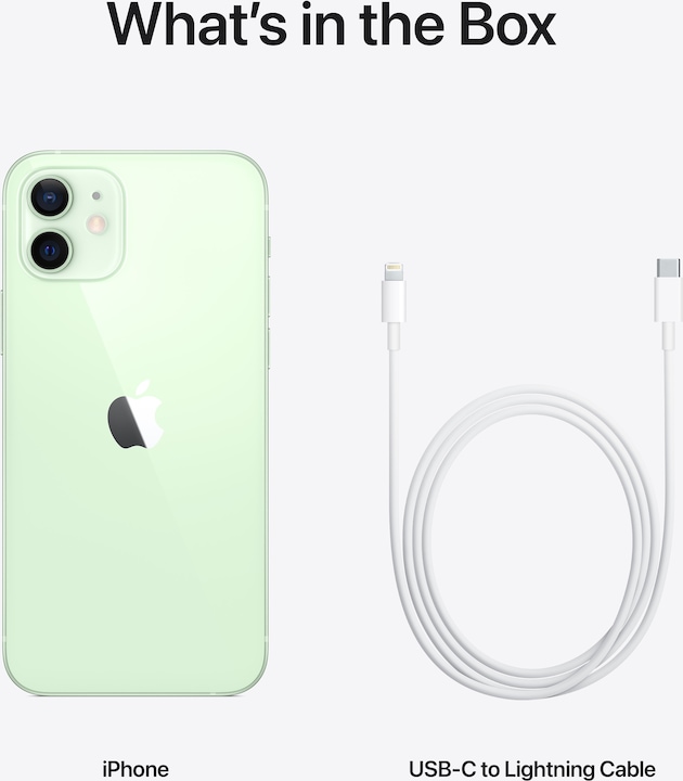 Actual product image Apple iPhone 12 (128 GB, Green, 6.10", SIM + eSIM, 12 Mpx, 5G)