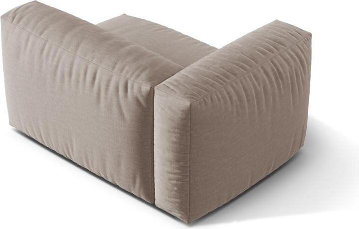 Image du produit Micadoni Chauffeuse Gauche, "Martina", 1 Place, 121x106x75 Fabriqué en Europe (Canapé modulaire, 1 place)