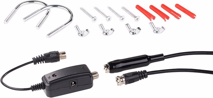 Produktbild Auvisio Aktive DVB-T/T2 Aussenantenne (Flachantenne, 25 dB, DVB-T / -T2)