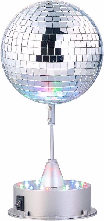 Produktbild Lunartec Selbstdrehende Discokugel mit Sockel (15 cm)
