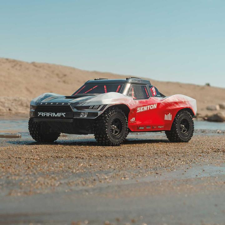 Image du produit Arrma SENTON 223S BLX Brushless 1/10 4x4 Short Course Truck RTR mit DSC, rot (RTR Prêt à fonctionner)