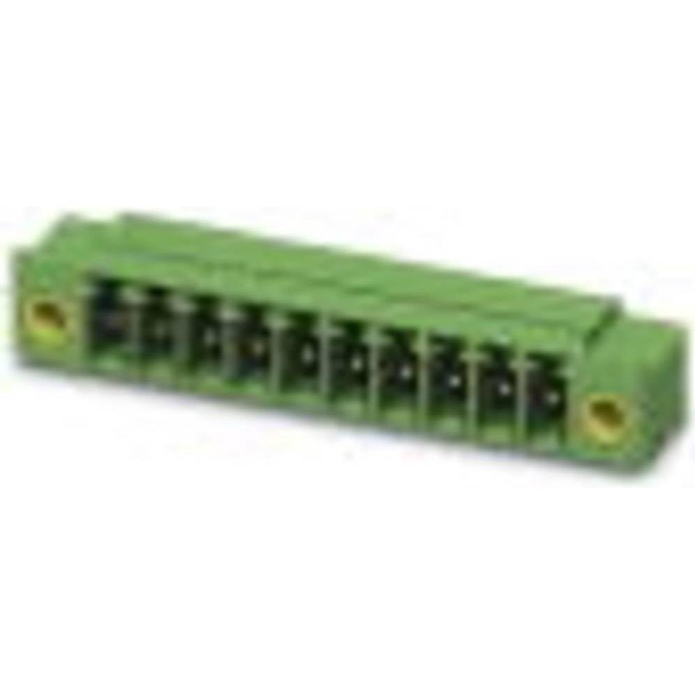 Phoenix Contact MC Header Pitch: 3.81 mm 5 way, Cavo + Spina elettrica, Verde
