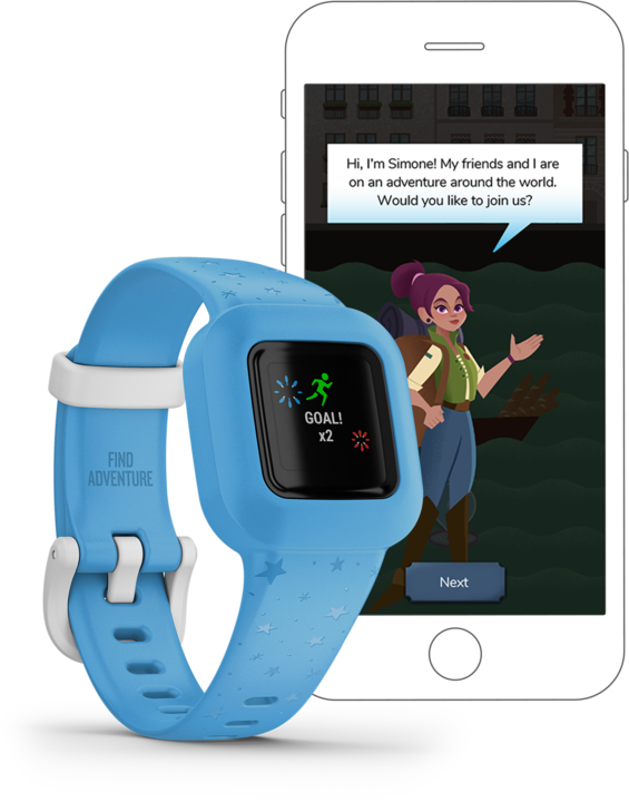 Produktbild Garmin Vivofit jr. 3 Blaue Sterne (20 mm)