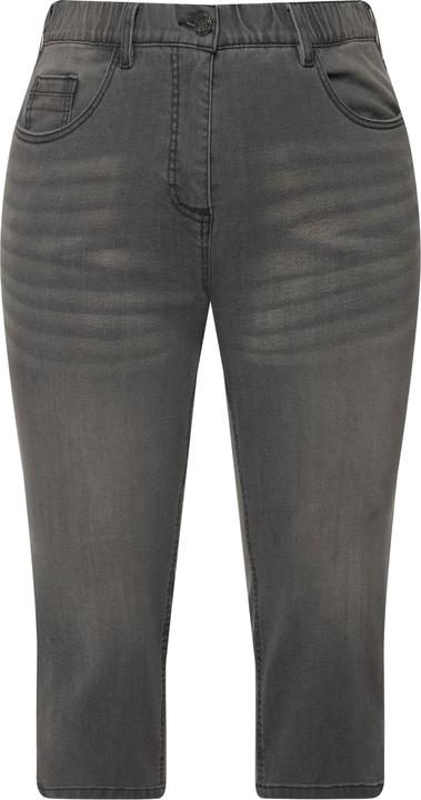 Immagine prodotto Ulla Popken Jeans Capri modello Sarah con taglio aderente a cinque tasche e orlo con spacchetto (62)