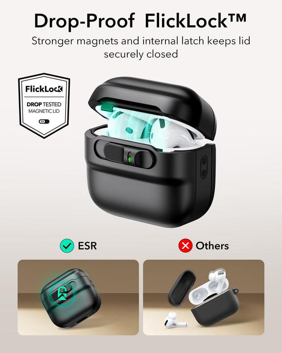 Actual product image ESR PULSE CASE AirPods4 (Headphone sleeve)
