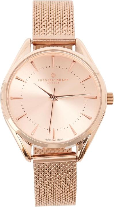 Actual product image Frederic Graff Kanjut Sar Rose Gold Fine Mesh Watch FCE-3214 (Analogue wristwatch, 38 mm)