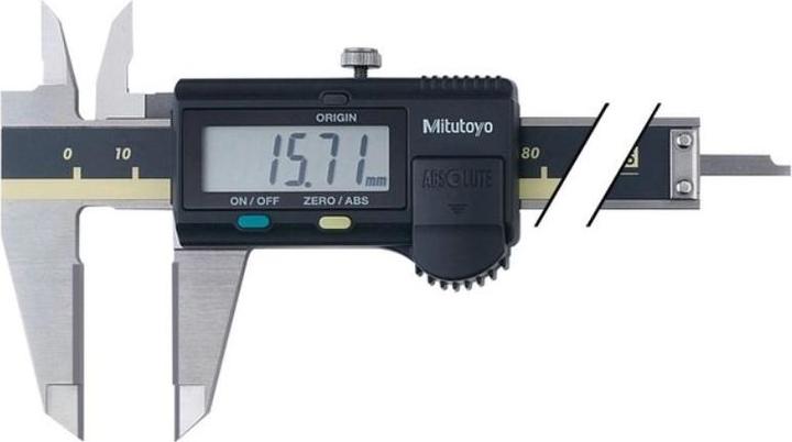 Produktbild Mitutoyo Elektronischer Taschen-Messschieber AD/ID-Hartmetall 0-150 mm Antriebsrolle (4 cm)