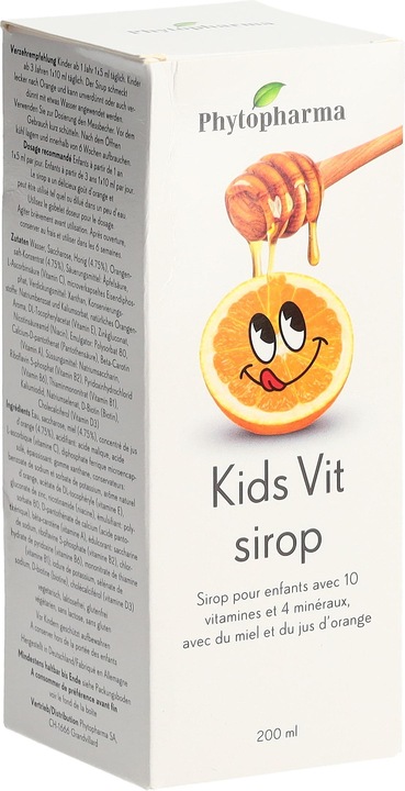 Actual product image Phytopharma Kids Vit Sirup (1 Piece, Concentrate, 375 g)