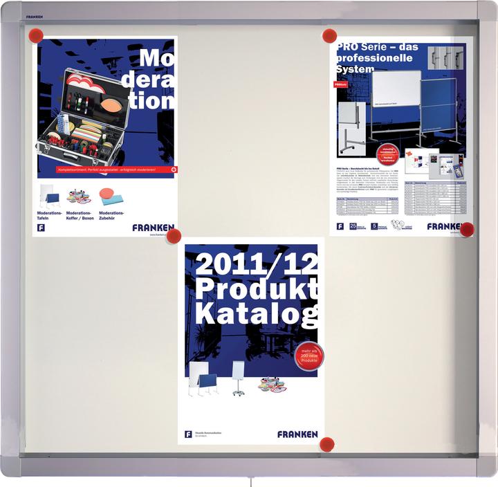 Produktbild Franken Schaukasten 75x70.4x4.5cm Aussenbereich magnetisch/beschreib.Fluegeltür