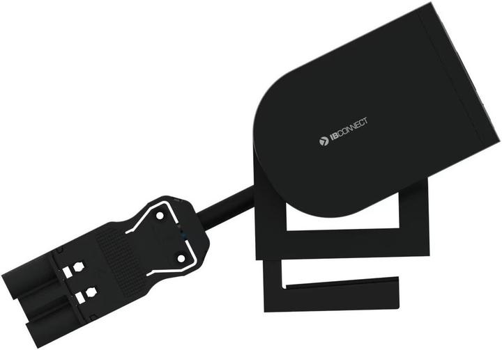 Produktbild IB Connect SUPRA Steckdoseneinheit schwarz 1x Typ 13 1x USB-A/C 1x Leermodul (1x, Typ 13, USB-A, USB-C)
