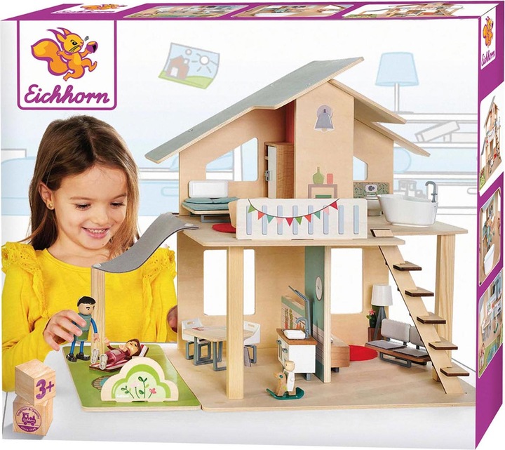 Immagine prodotto Eichhorn Casa delle bambole con mobili