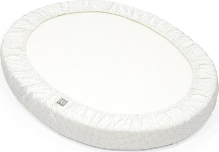 Actual product image Stokke Sleepi Mini V3 Fitted Sheet Fans Grey (109 x 90 cm)
