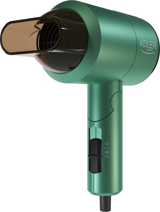 Adler AD 2265 1100 W, Number of temperature settings 2, Žalias