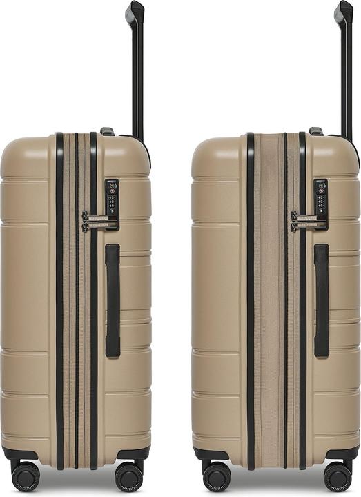 Actual product image Redolz Essentials 11 4 Rollen Kofferset 3-teilig mit Dehnfalte (240 l)